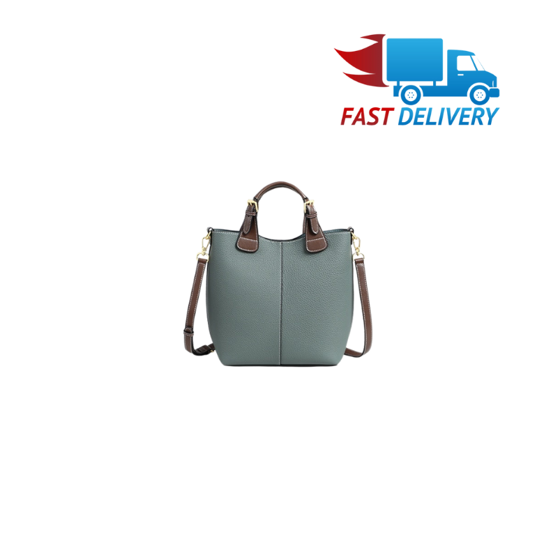 Large Capacity Genuine Leather Crossbody Shoulder Bag