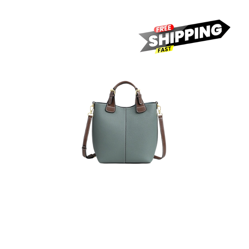 Large Capacity Genuine Leather Crossbody Shoulder Bag